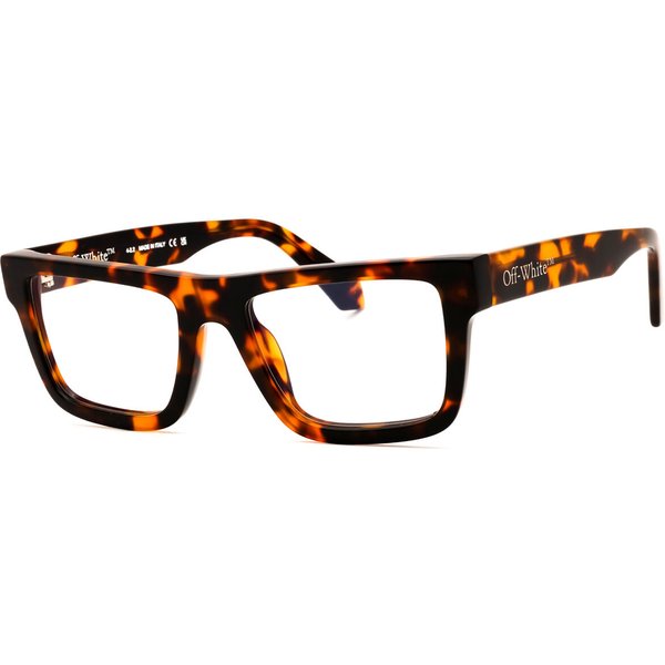 Off-White STYLE 25 Blue-Light Block 16000 Men's Eyeglasses Tortoiseshell Size Standard - Blue Light Block Available