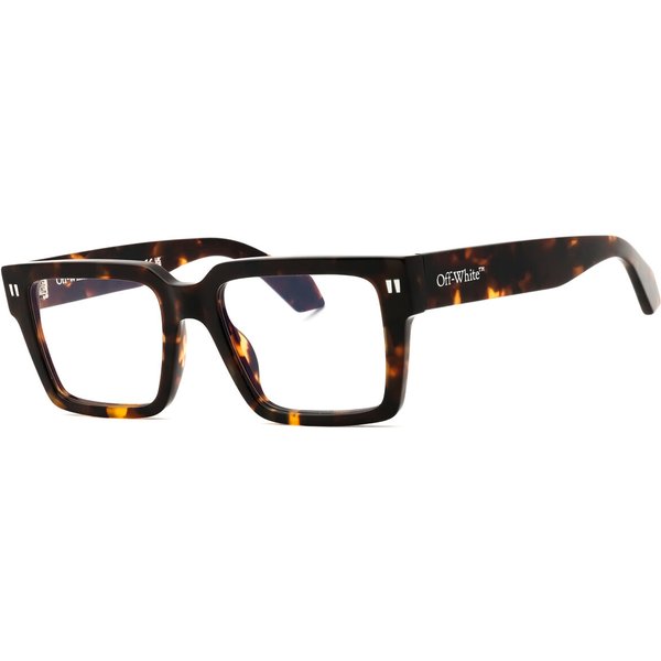 Off-White STYLE 54 6000 Blue-Light Block Men's Eyeglasses Tortoiseshell Size 53 - Blue Light Block Available