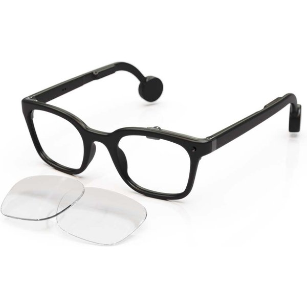Brilliant Labs Cut Lens Halo サングラス - 男性用 - 黒