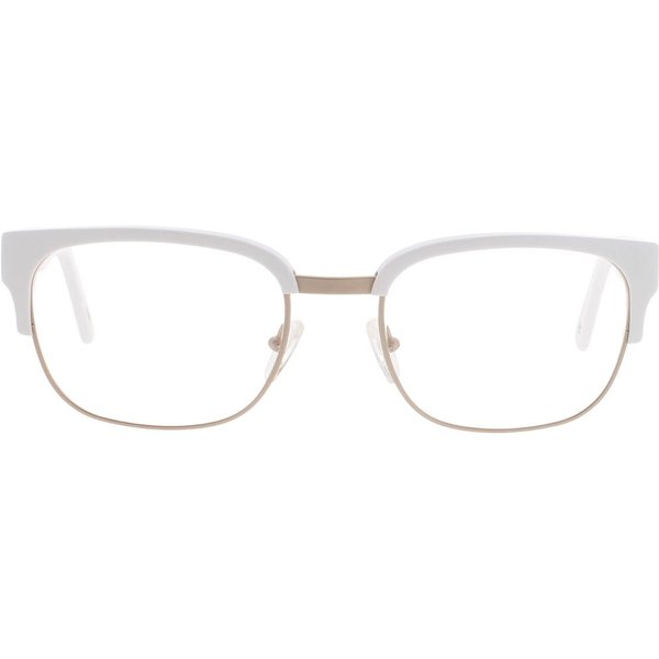 ANDY WOLF 4520 G Men's Eyeglasses White Size 55 - Blue Light Block Available