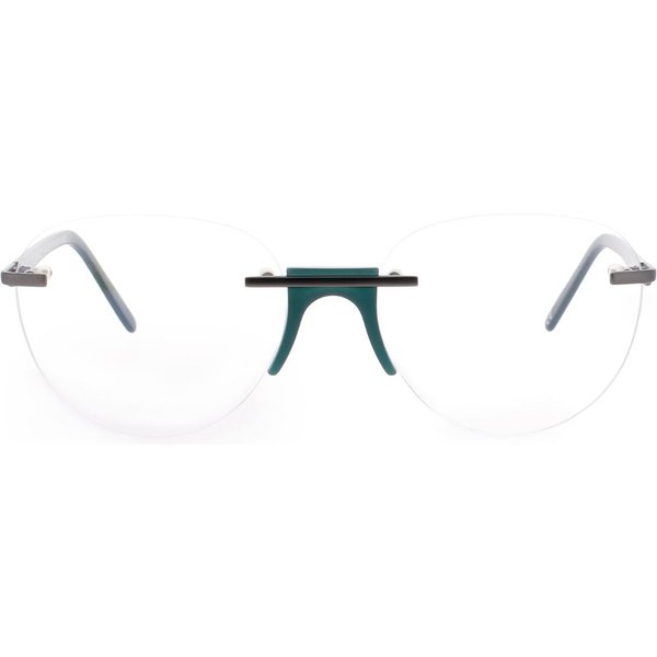 ANDY WOLF Gawecki E Men's Eyeglasses Gunmetal Size 54 - Blue Light Block Available
