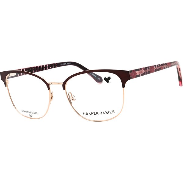 Draper James DJ5045 603 Women’s Eyeglasses Red Size 53 - Blue Light Block Available
