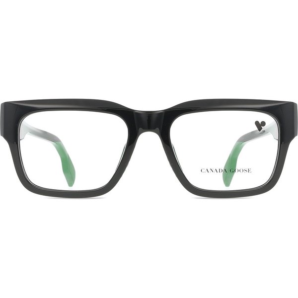Canada Goose GC25614 001 Men's Eyeglasses Black Size 55 - Blue Light Block Available