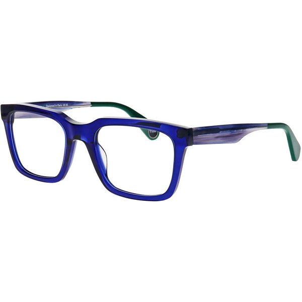 WOOW BIG TIME 1 0122 Men's Eyeglasses Blue Size 52 - Blue Light Block Available