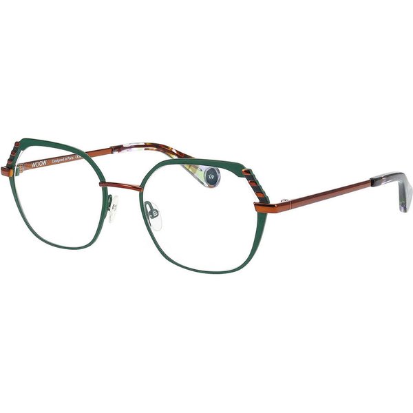 WOOW LEVEL UP 1 0017 Women’s Eyeglasses Green Size 50 - Blue Light Block Available