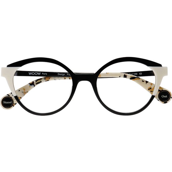 WOOW STAND OUT 2 100 Women’s Eyeglasses Black Size 50 - Blue Light Block Available