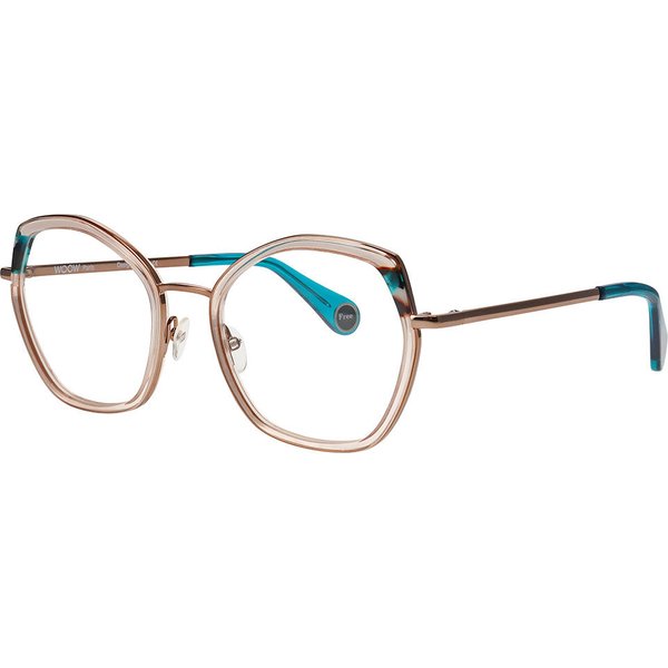 WOOW BREAK FREE 2 0313 Women’s Eyeglasses Brown Size 52 - Blue Light Block Available