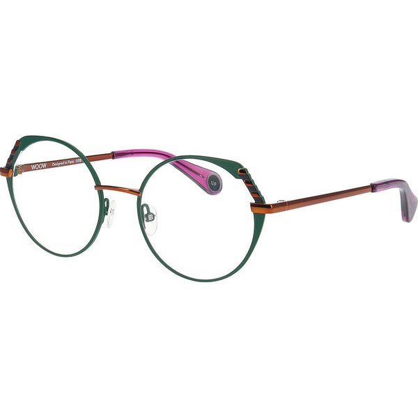 WOOW LEVEL UP 2 0017 Women’s Eyeglasses Green Size 50 - Blue Light Block Available
