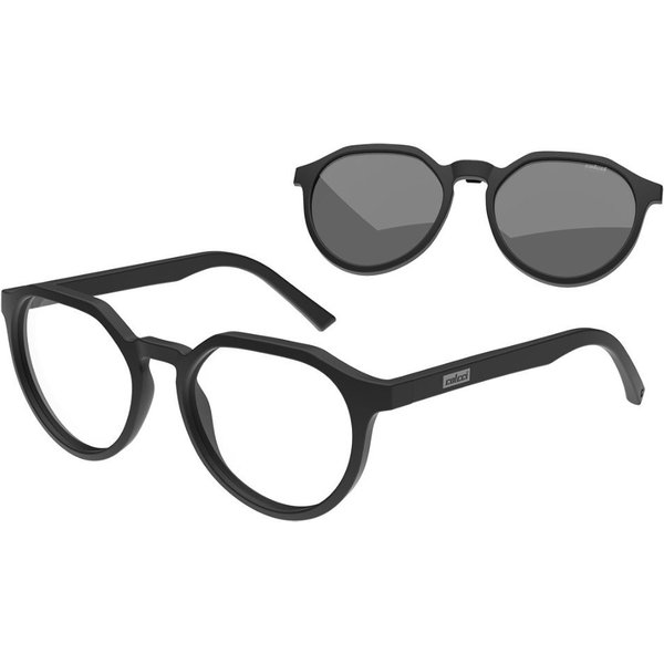 Colcci Bandy 6 with Clip-on C6215A1453 Men's Eyeglasses Black Size 53 - Blue Light Block Available