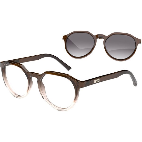 Colcci Bandy 6 with Clip-on C6215J8753 サングラス - 男性用 - 茶色