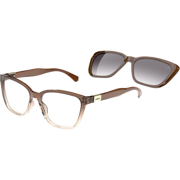 Colcci Bandy 3 with Clip-on C6149J8757 サングラス - 女性用 - 茶色