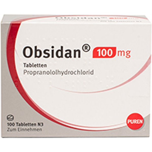 Obsidan 100 mg 100 St.
