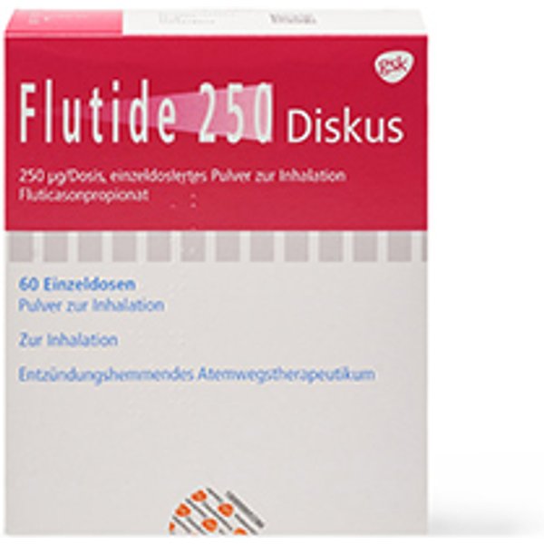Flutide Diskus 250 mcg 1 Inhalator (60 Dosis)