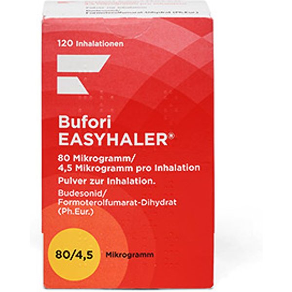 Bufori Easyhaler 80/4.5mcg 1 Easyhaler (120 Dosis)