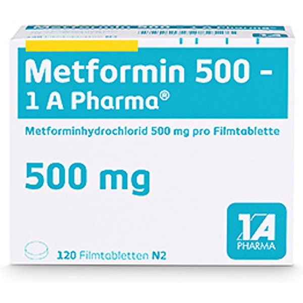Metformin 1A Pharma 850 mg 30 St.