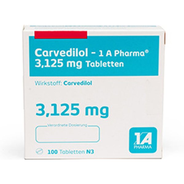 Carvedilol 12.5 mg 100 St.