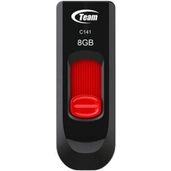 Team USB Disk C141 - Clé USB - 8 Go - USB 2.0 - rouge
