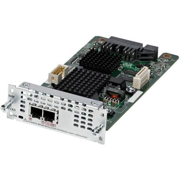 Cisco Fourth-Generation Network Interface Module - Module voix/fax - ports analogiques : 2 - pour Integrated Services Router 4331, 4351