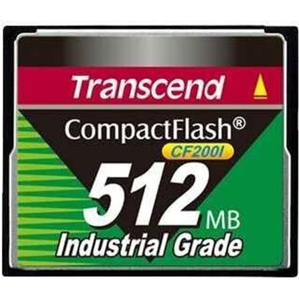 Transcend CF200I Industrial Grade - Carte mémoire flash - 512 Mo - CompactFlash