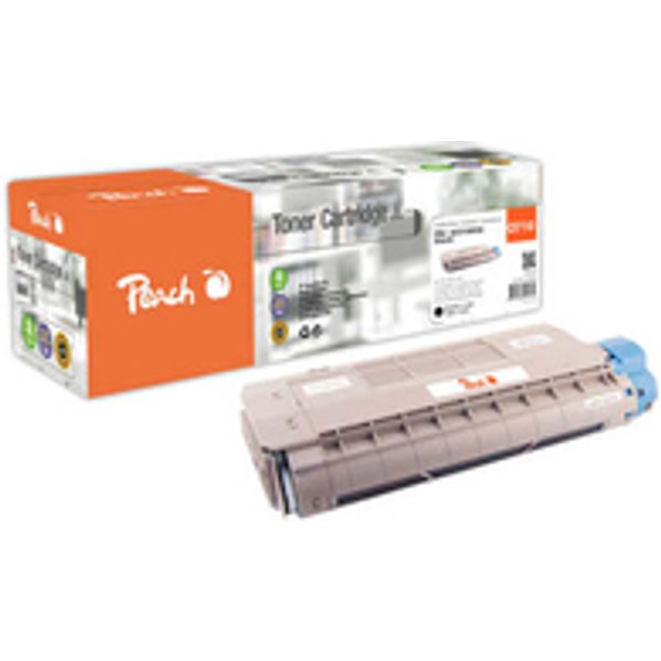 Peach Toner OKI C710/711 black 44318608 remanufactured - Wiederaufbereitet - Tonereinheit