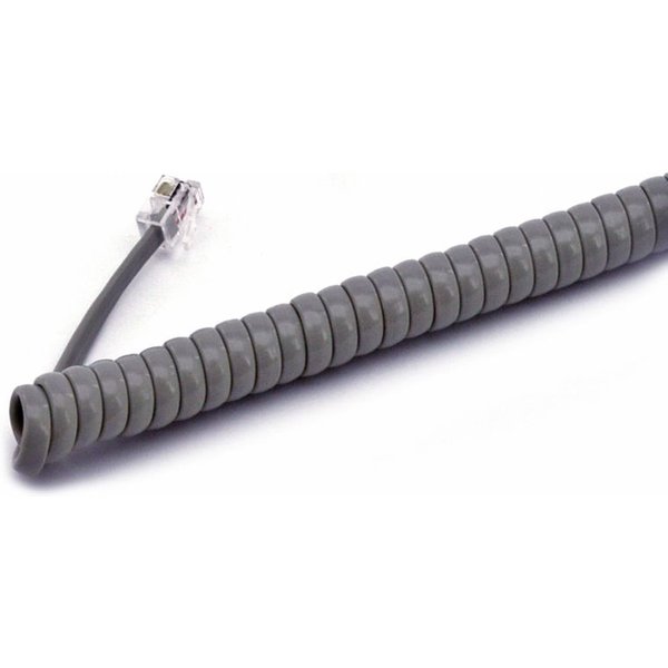Gray 9 Foot Telephone Handset Cord