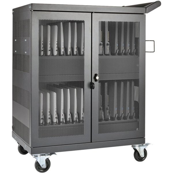 Tripp Lite 32-Slot Chromebook Laptop & Tablet Charging Cart Storage Station