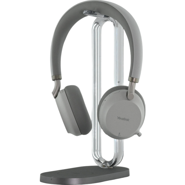 Yealink BH72 Bluetooth Headset with Charging Stand - UC Gray