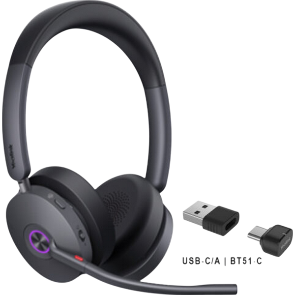 Yealink BH74 Teams Bluetooth Wireless Headset USB-C/A