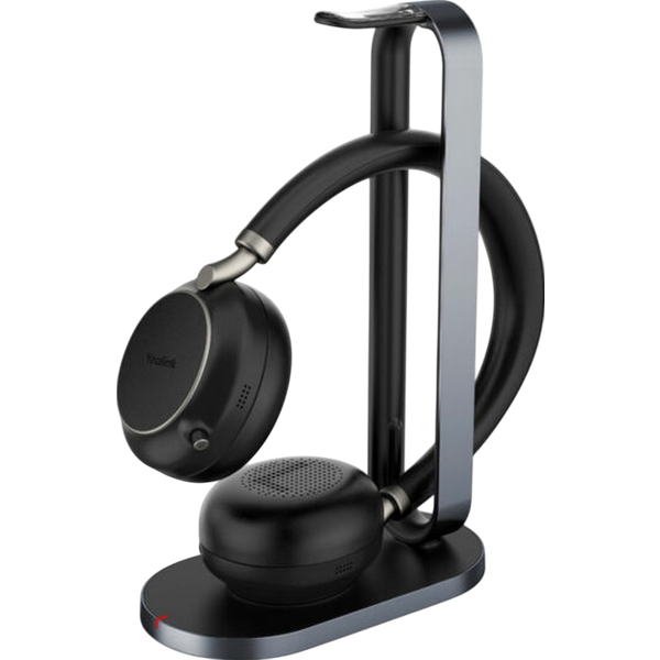 Yealink BH76 Teams with Charging Stand Bluetooth Headset Black - USB C