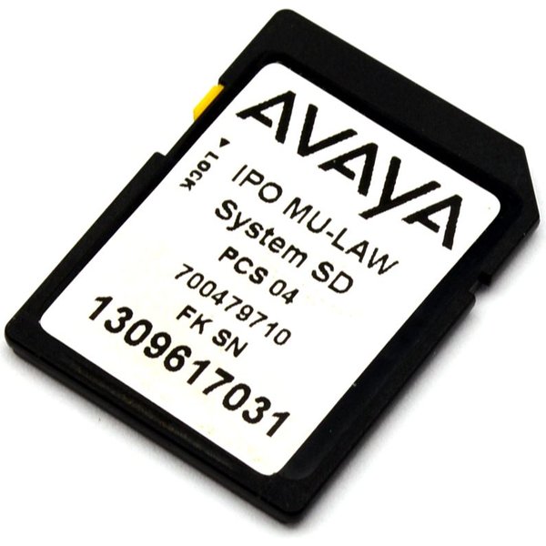 Avaya IP500 V2 System SD Card Mu Law (700479710)