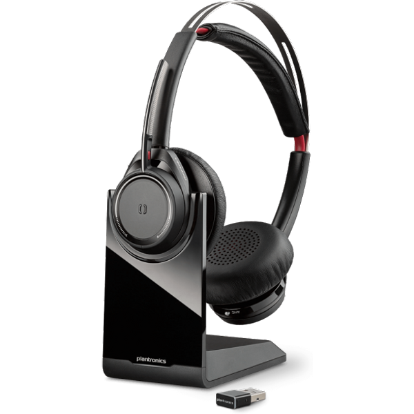Poly Voyager Focus UC USB-A Bluetooth Headset w/Stand- Microsoft