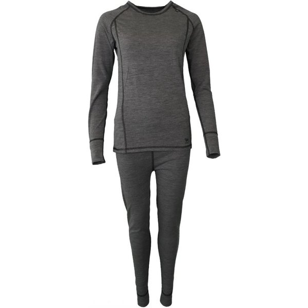 Accezzi Merino, ski-ondergoed, dame, grijs