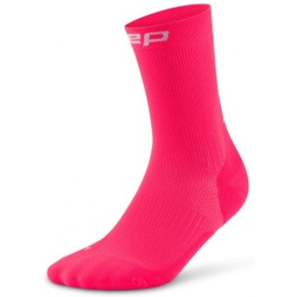CEP Core Run Socks Mid Cut 5.0, hardloopsokken, dames, roze