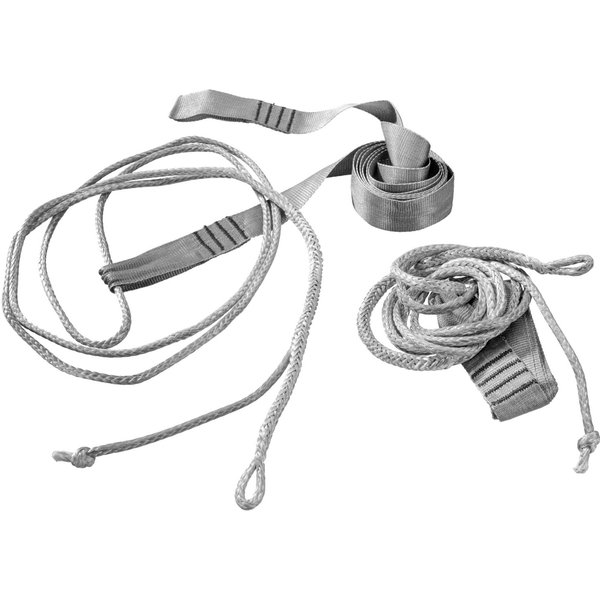 Cocoon Hammock Straps Ultralight, riemen, grijs/lichtgrijs