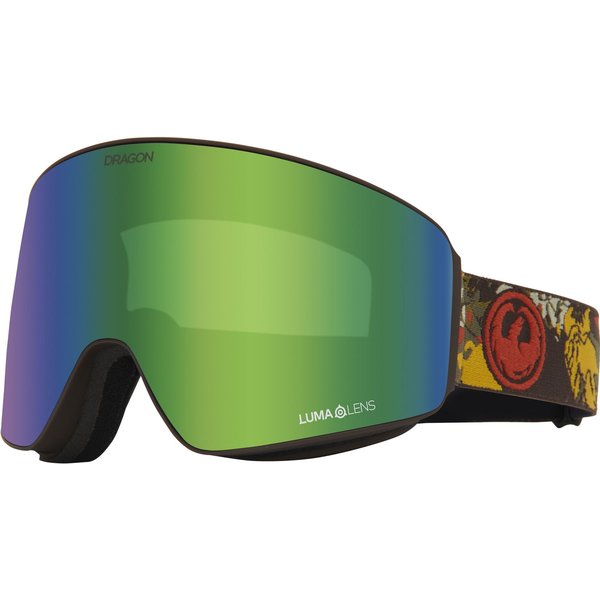Dragon PXV, skibril, leafy camo