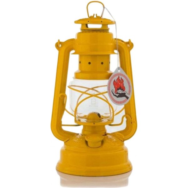 Feuerhand Hurricane Lantern 276, lantaarn, signaalgeel