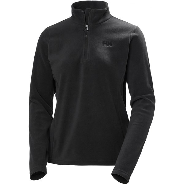 Helly Hansen Daybreaker 1/2-rits, fleecetrui, dames, zwart