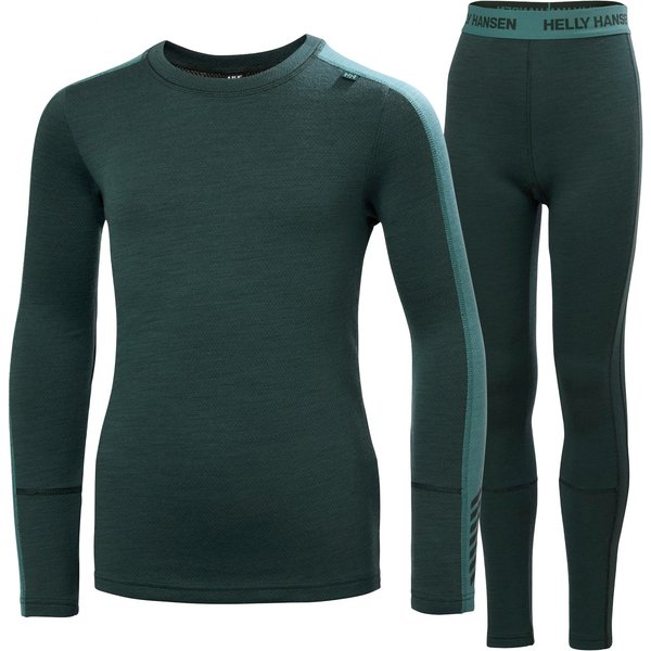 Helly Hansen Lifa Merino Midweight, set, junior, groen