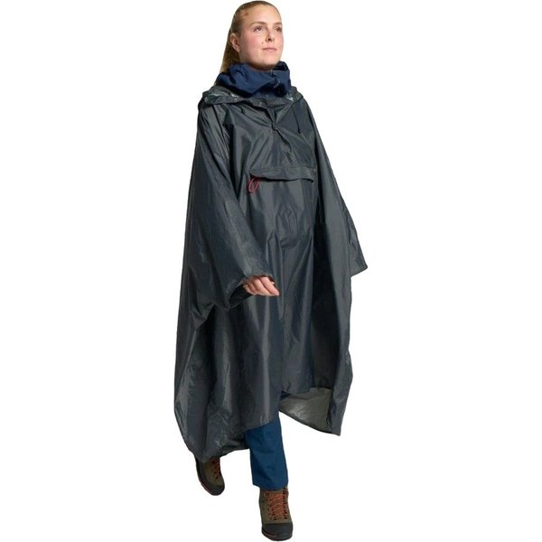 Helsport Pro Fjell Poncho, Helsport Cloudberry, M/L, regenjas, grijs