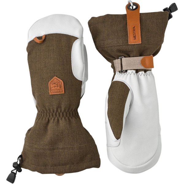 Hestra Army Leather Patrol Gauntlet, wanten, olive