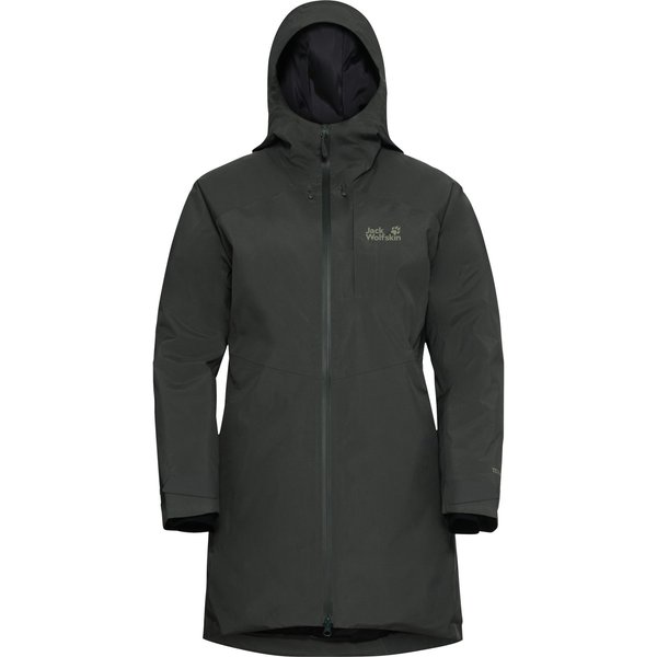 Jack Wolfskin Icecape 2L Down Ins, donsjack, dames, donkergroen