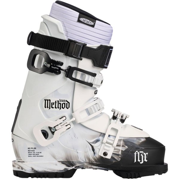K2 Method Team, skischoenen, heren, wit/zwart