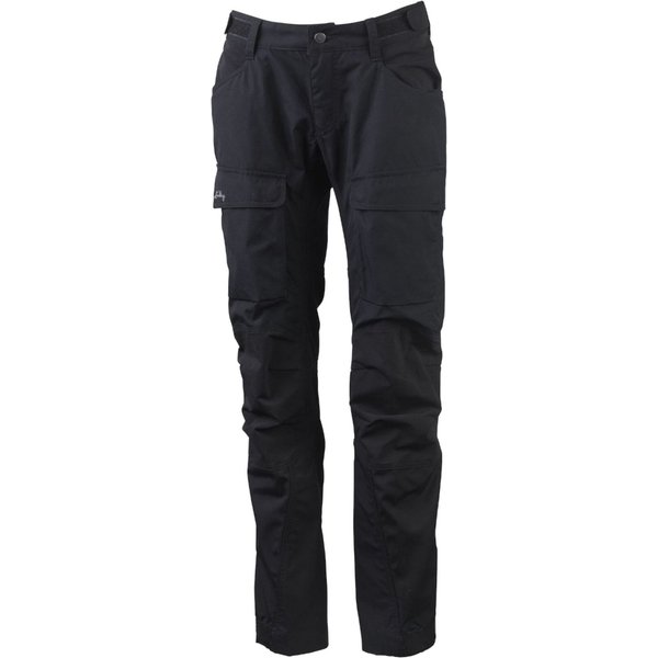 Lundhags Authentic II Ws Pant Short/Wide, wandelbroeken, dames, zwart