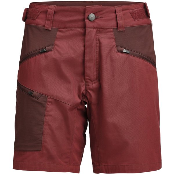 Lundhags Makke Lt Ws Shorts, wandershorts, dames, rood