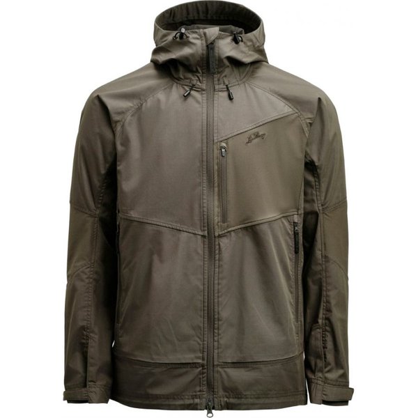 Lundhags Tived Stretch Hybrid Jacket, shelljack, heren, groen