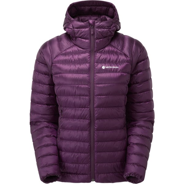 Montane F Anti-Freeze Hoodie, donsjas, dames, donkerpaars