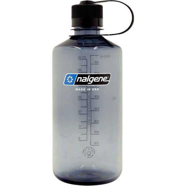 Nalgene narrow mouth sustain, drinkfles, 1000 ml, grijs