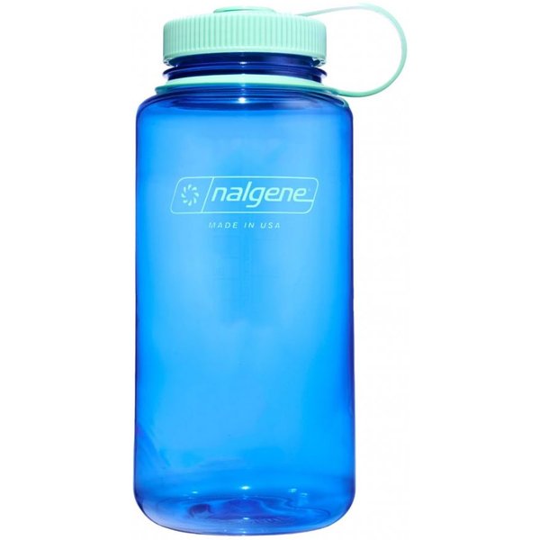 Nalgene wide mouth sustain, drinkfles, 1000 ml, blauw
