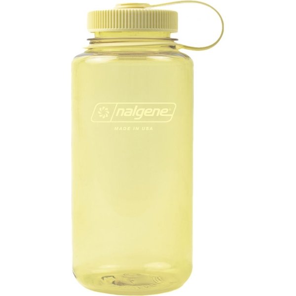 Nalgene wide mouth sustain, drinkfles, 1000 ml, geel