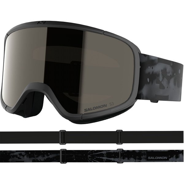 Salomon Lumi, skibril, junior, zwart/donkergrijs